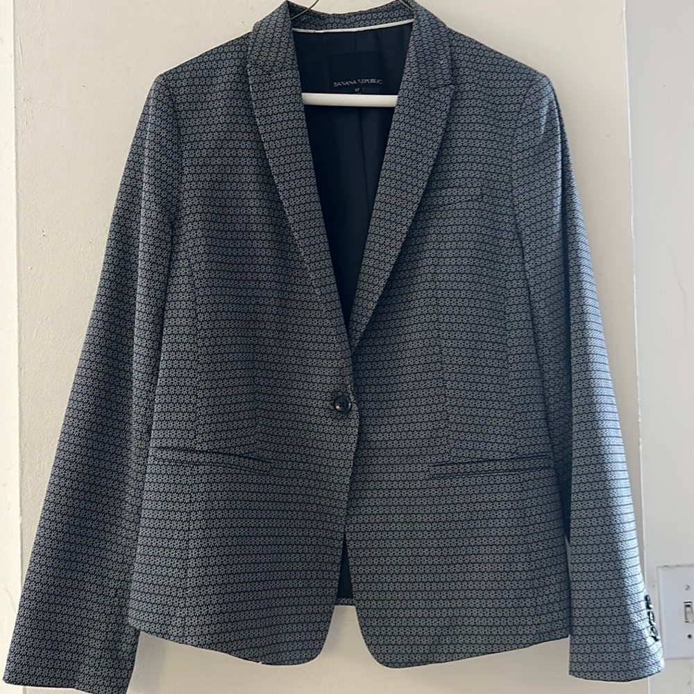 Banana Republic Gray Blazer